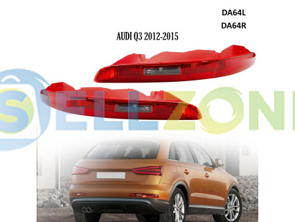 Πίσω φώτα LED για Audi Q3 2012-15 πίσω ανακλαστήρα προφυλακτήρα - DA64L/R
